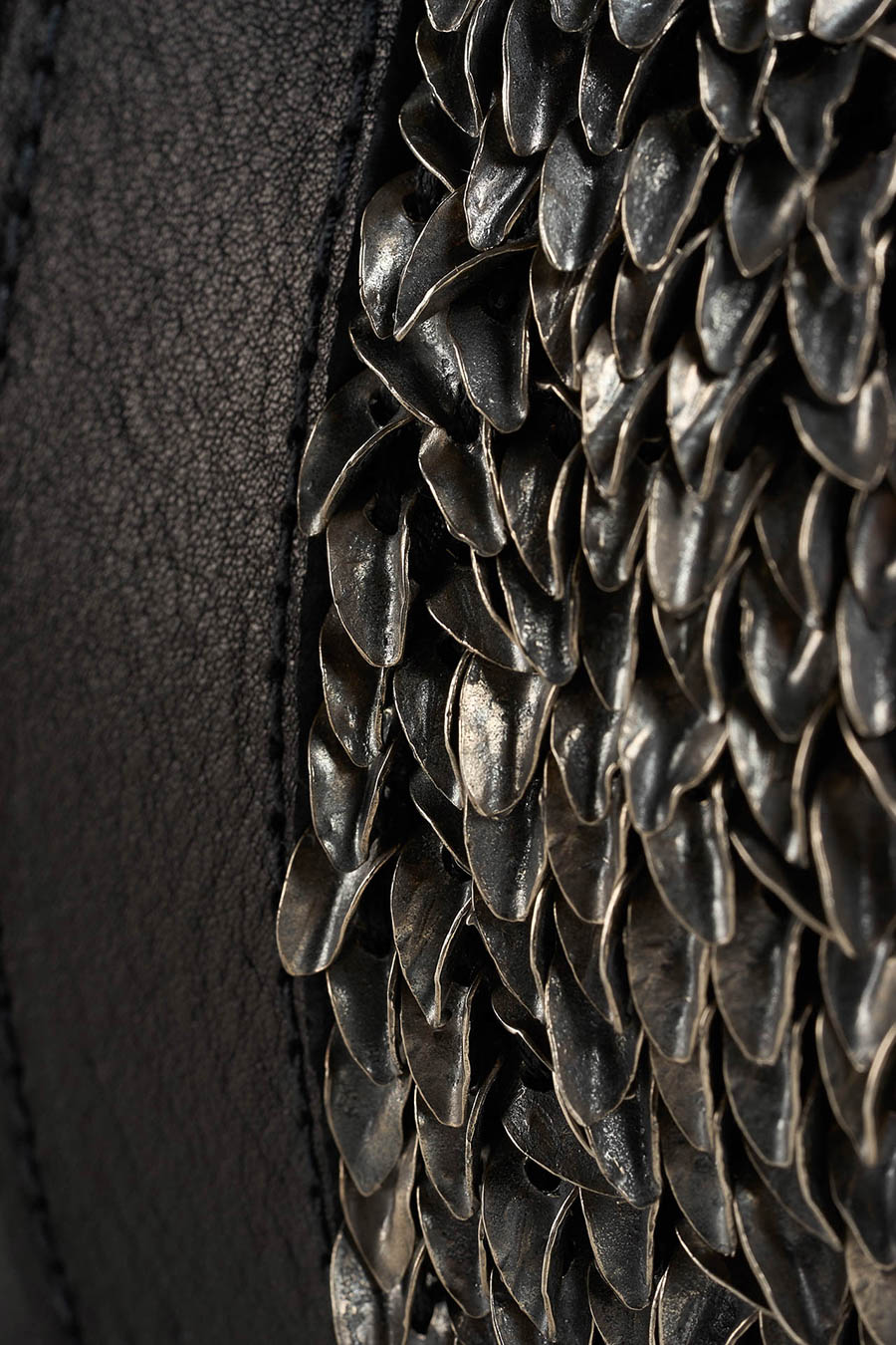 daniele basta leather and silver bags - DETAIL